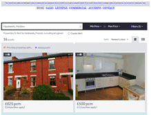 Tablet Screenshot of lettings.hazelwells.com